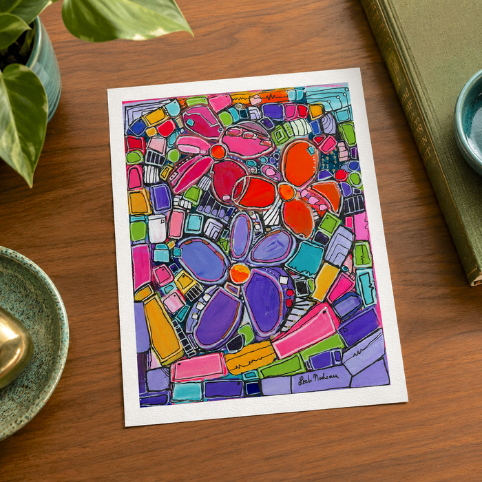 "She Blooms" Fine Art Print- Canvas and Paper