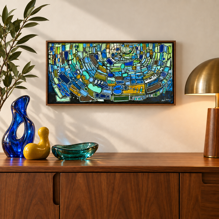 Against the Current- Original Painting by Leah Nadeau