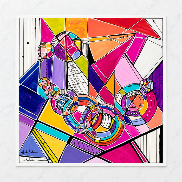 "Purple Kaleidoscope " Fine Art Print