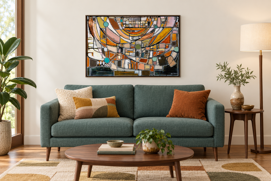 Coming Up Roses- Original Painting by Leah Nadeau
