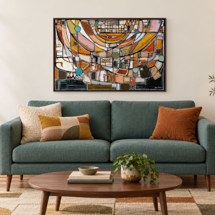Coming Up Roses- Original Painting by Leah Nadeau