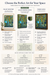 An informational comparison chart titled 'Choose the Perfect Art for Your Space' comparing three art print options: Fine Art Paper Print, Gallery Wrapped Canvas, and Framed Canvas. The chart features three columns with illustrations of the framed art products, lists of features, and 'Best of' ratings, all on a light beige background with dark teal text and accents.