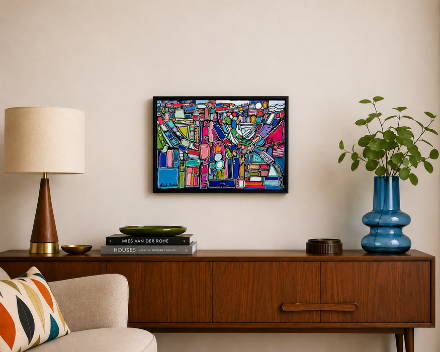 The Shape of Joy- Original Painting by Leah Nadeau