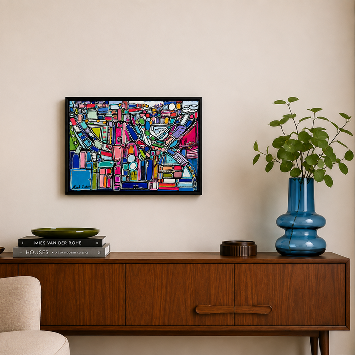 The Shape of Joy- Original Painting by Leah Nadeau