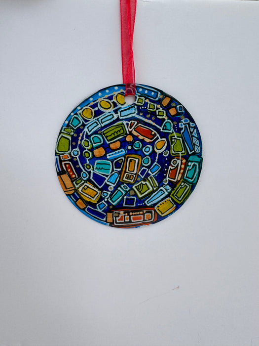 Nadeau's Primary Colors Ornament (Double Sided)