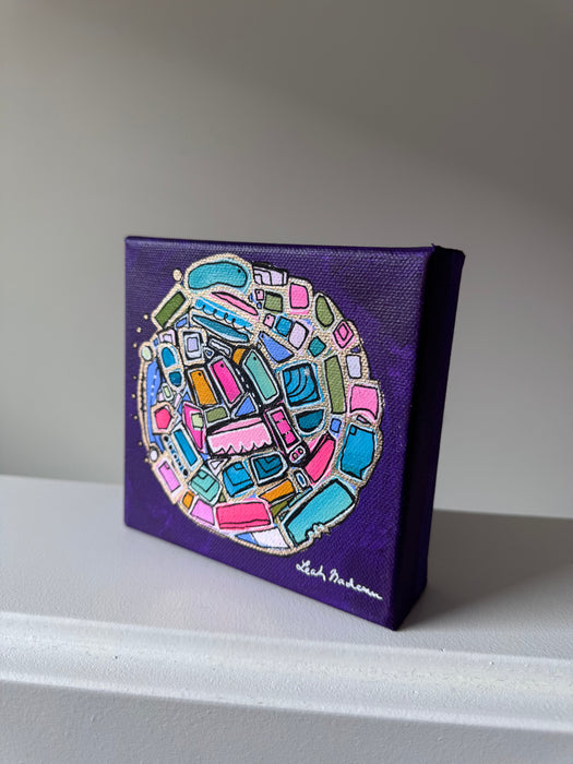 Royal Purple- Original Painting by Leah Nadeau