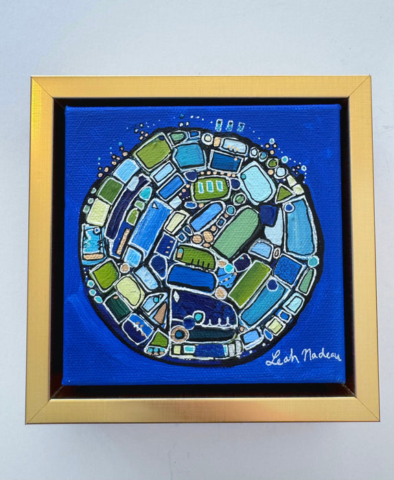 Pacific Blue- Original Painting by Leah Nadeau
