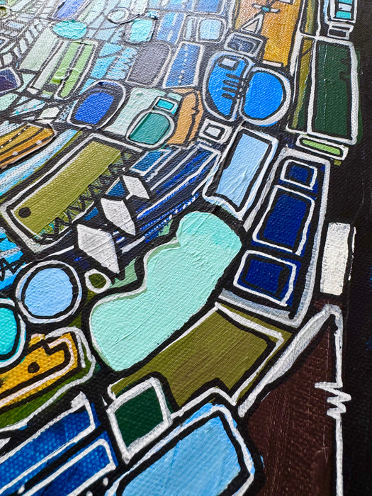 Against the Current- Original Painting by Leah Nadeau