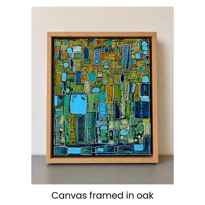 "Energetic Metropolis" Limited Edition Fine Art Print- Canvas and Paper