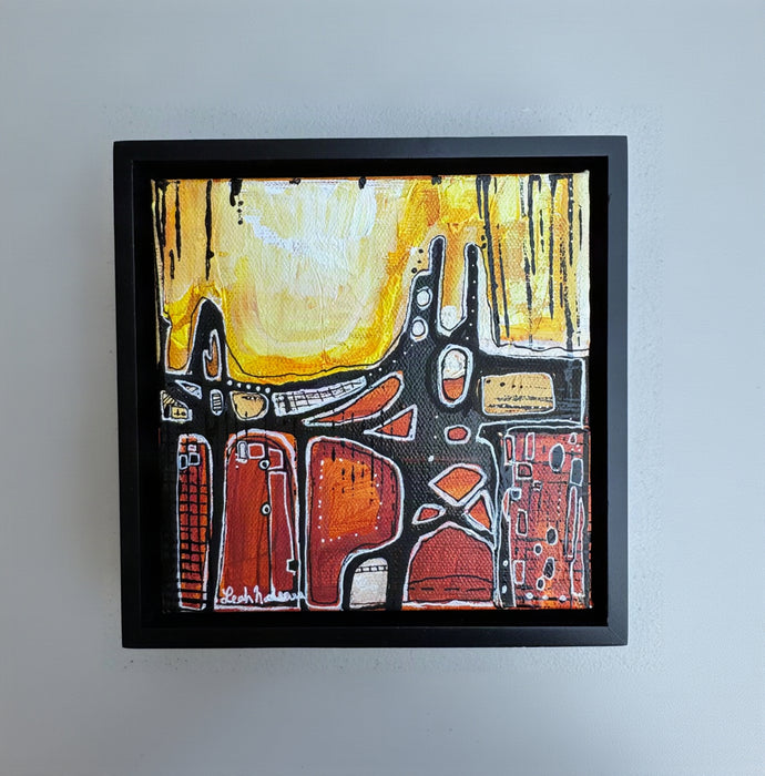 St Johns Bridge- Original Painting by Leah Nadeau