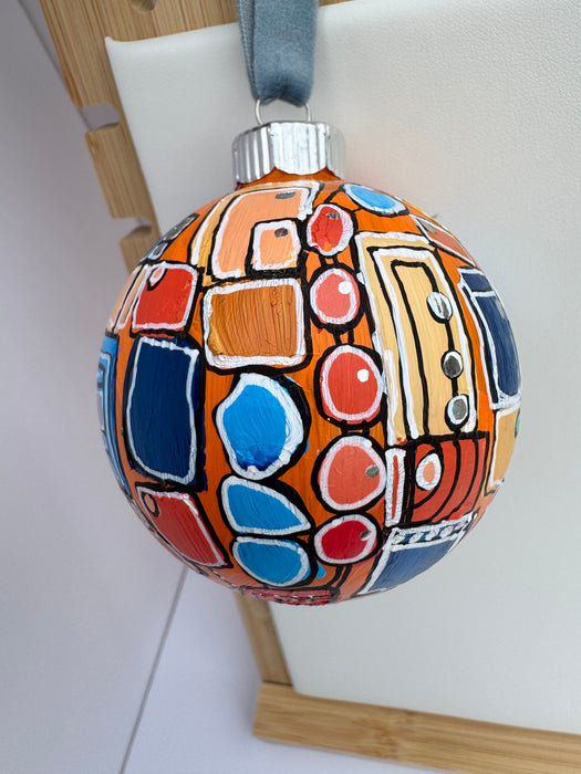 "Ode to Calder" Glass Ornament