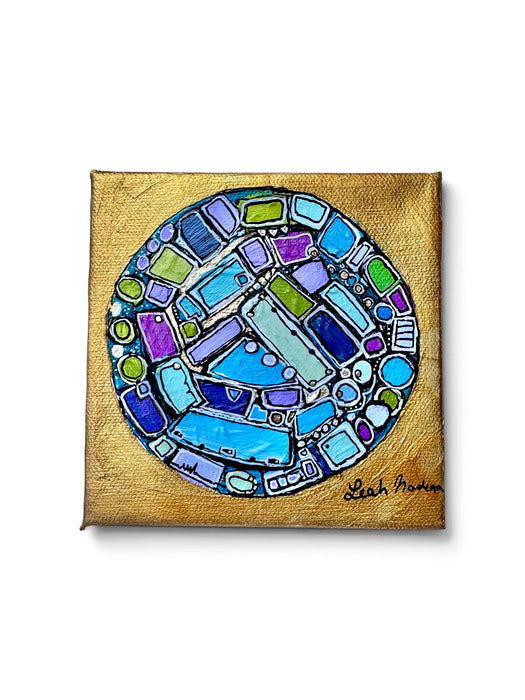 Periwinkle- Original Painting by Leah Nadeau