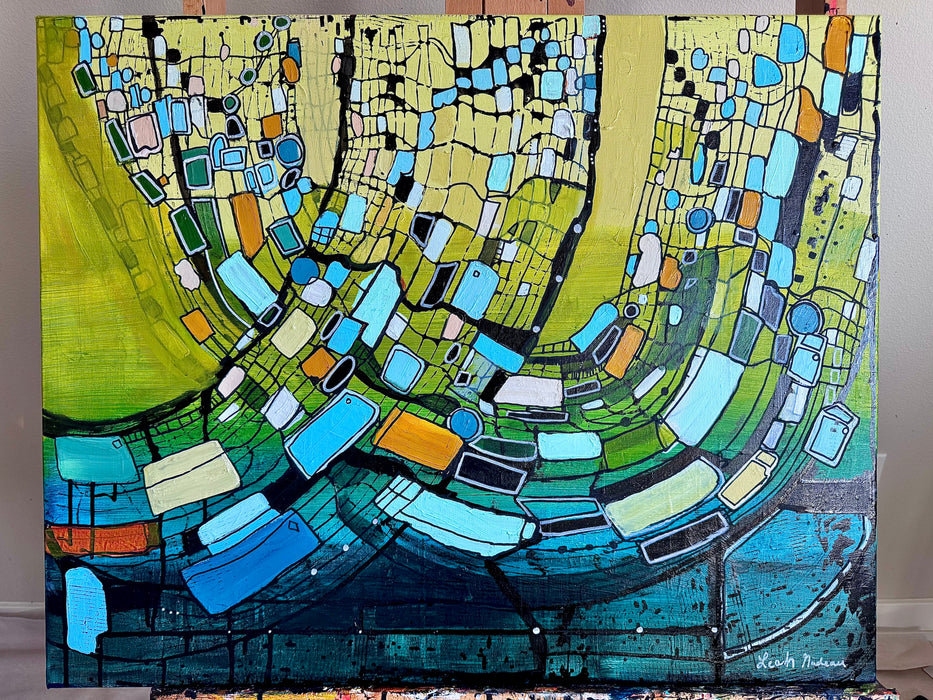 Threads of Resilience- Original Painting by Leah Nadeau