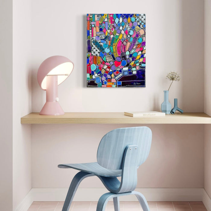 Shoot for the Moon- Original Painting by Leah Nadeau