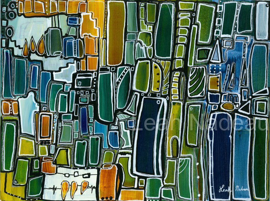 Gemstone Caverns Fine Art Print