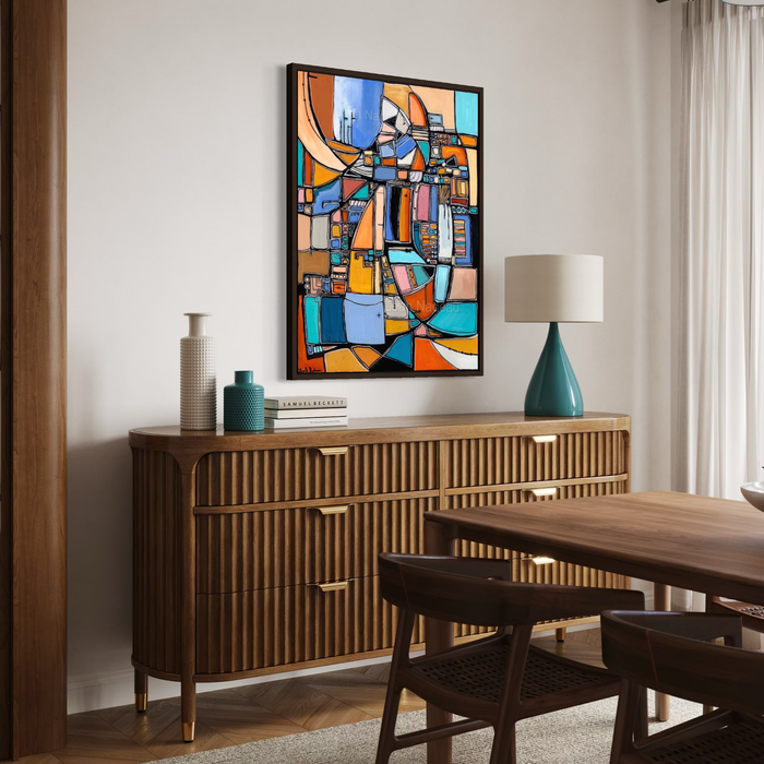 Caravel on the Horizon- Original Painting by Leah Nadeau