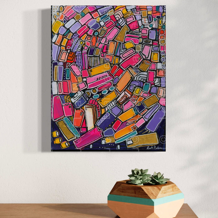 Chaos- Original Painting by Leah Nadeau
