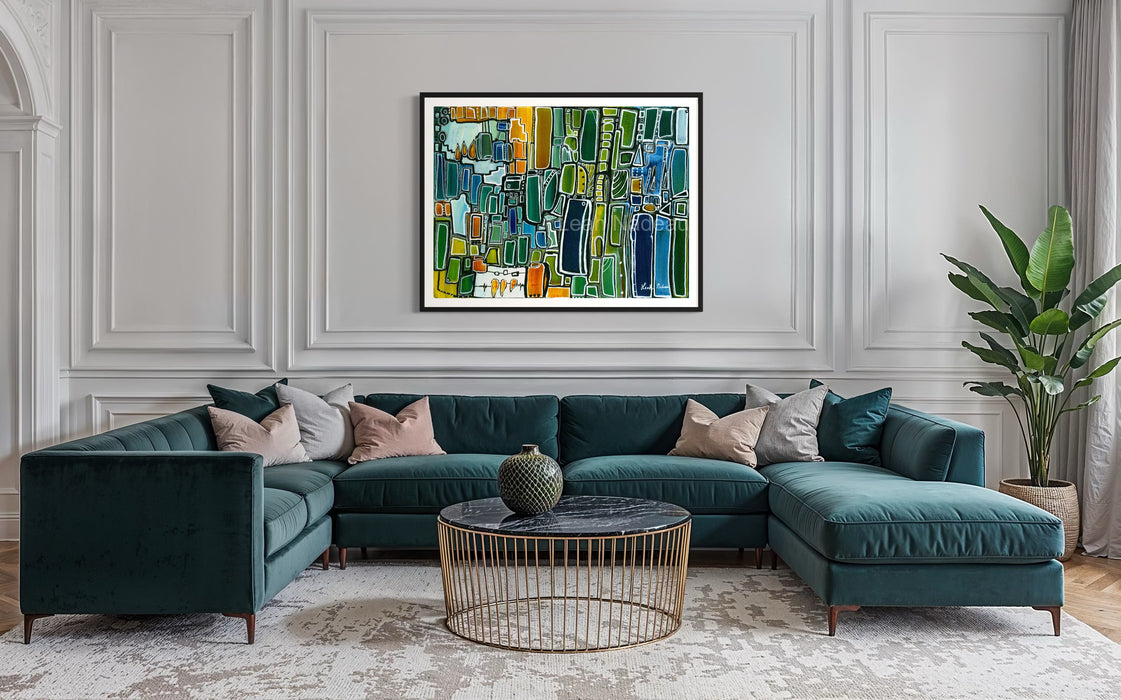 Gemstone Caverns Fine Art Print