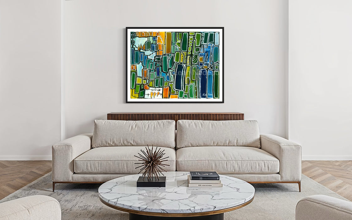 Gemstone Caverns Fine Art Print
