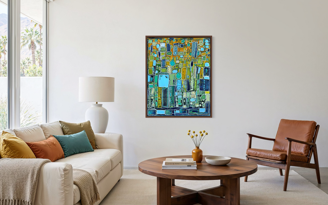 "Energetic Metropolis" Limited Edition Fine Art Print- Canvas and Paper