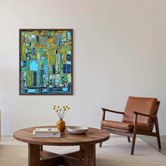"Energetic Metropolis" Limited Edition Fine Art Print- Canvas and Paper