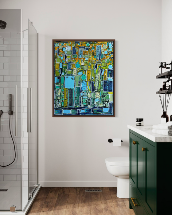 "Energetic Metropolis" Limited Edition Fine Art Print- Canvas and Paper