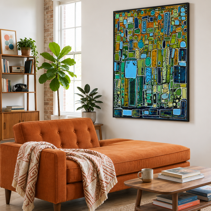"Energetic Metropolis" Limited Edition Canvas Print