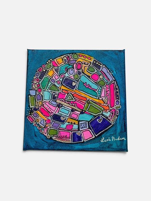 “Robin’s Egg Blue”- Original Painting by Leah Nadeau