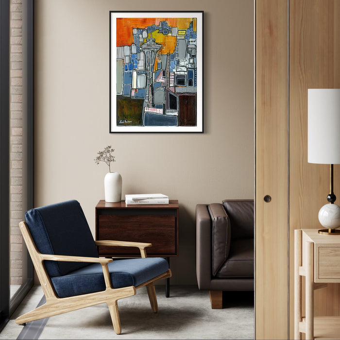 "Seattle Skyline" Limited Edition Print