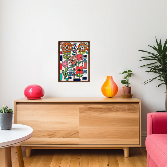 Garden Party- Original Painting by Leah Nadeau