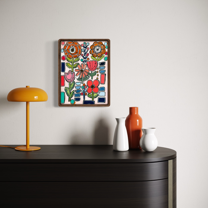 Garden Party- Original Painting by Leah Nadeau