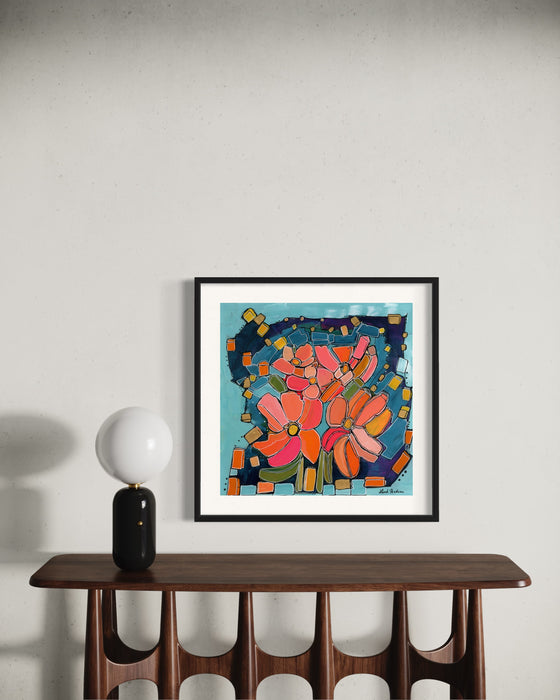 Limited Edition-"Fireflies and Daisies" Fine Art Print