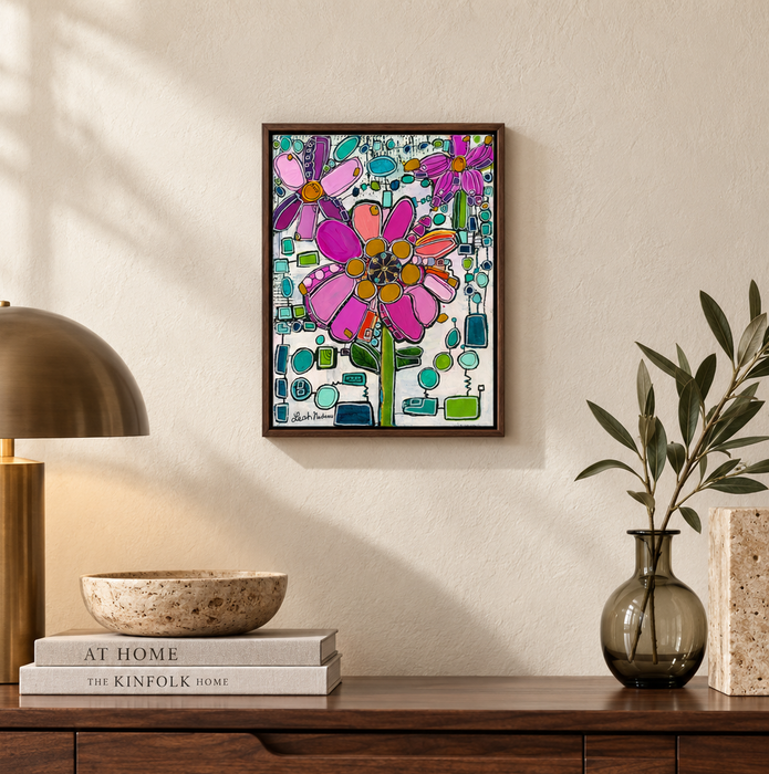 Atomic Anemone- Original Painting by Leah Nadeau