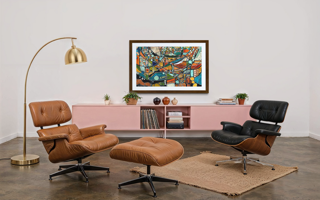 Palm Canyon Golden Hour Fine Art Print