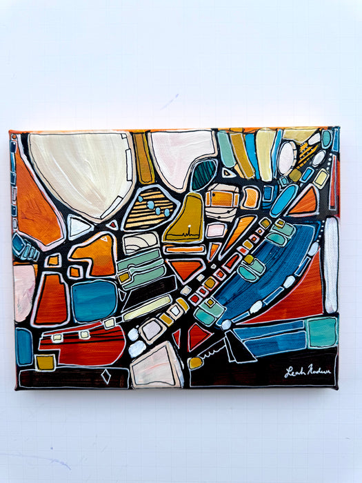Enjoying the View- Original Painting by Leah Nadeau