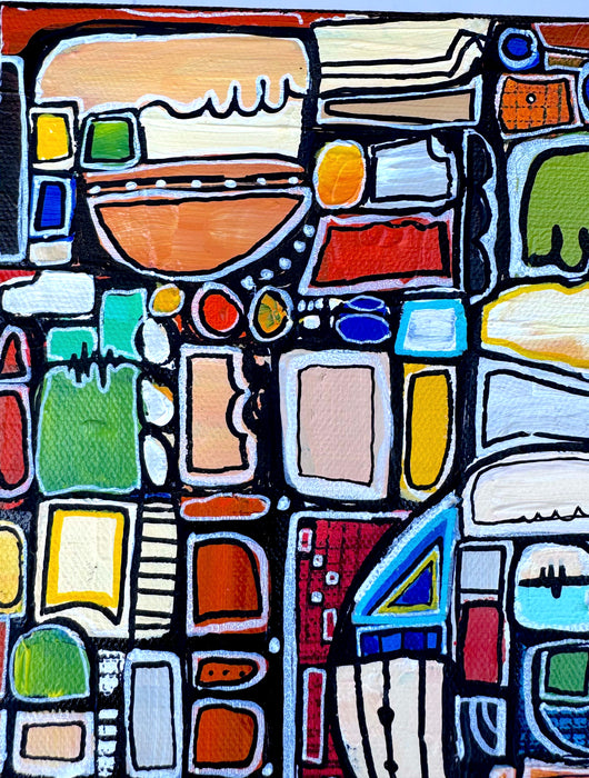 Paint by Numbers- Original Painting by Leah Nadeau
