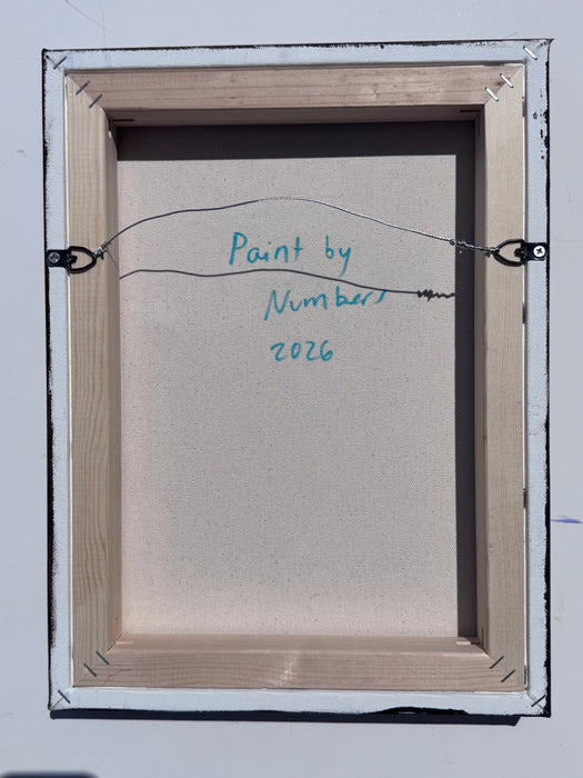 Paint by Numbers- Original Painting by Leah Nadeau