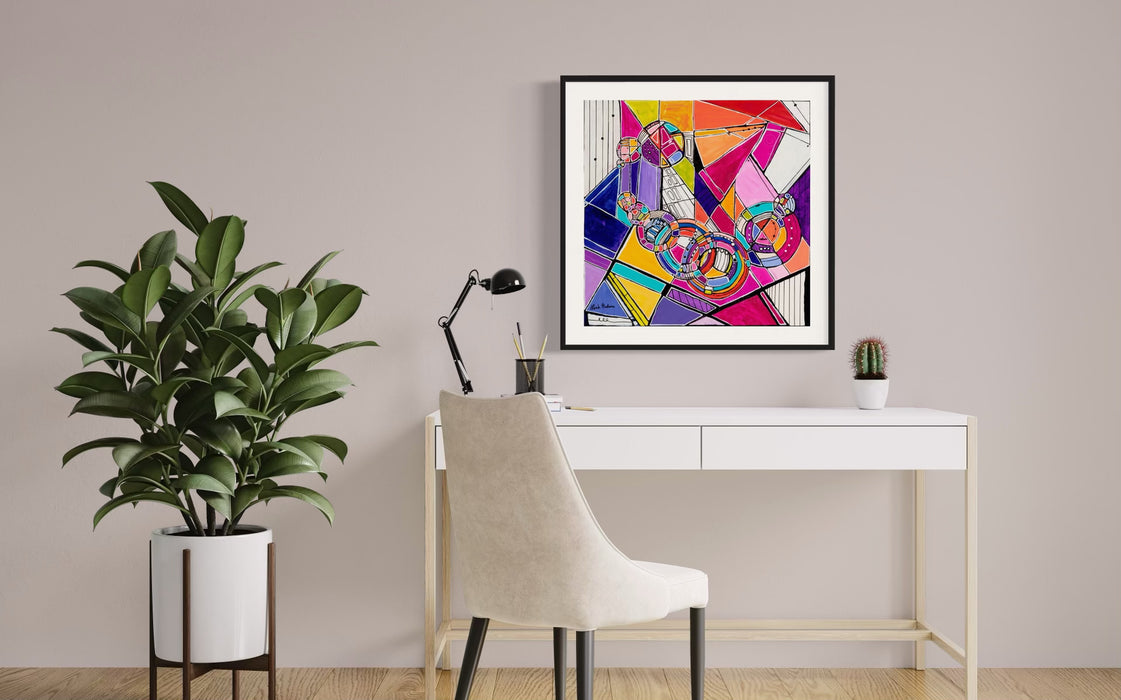 "Purple Kaleidoscope" Fine Art Print