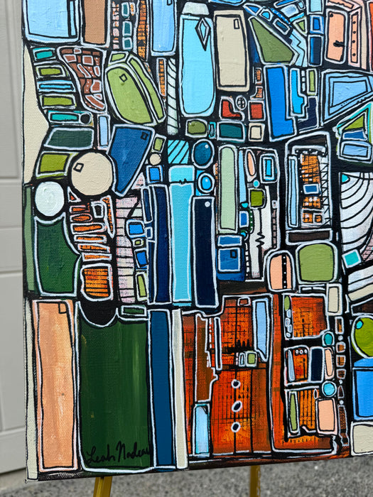 Memory Atlas- Original Painting by Leah Nadeau