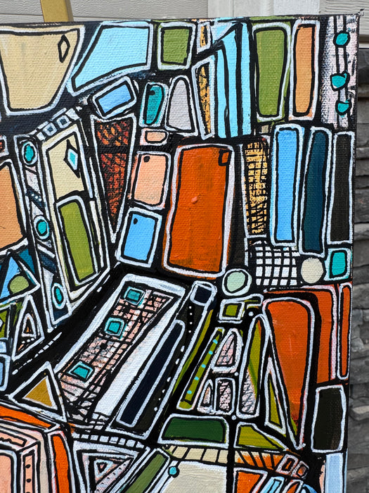 Memory Atlas- Original Painting by Leah Nadeau
