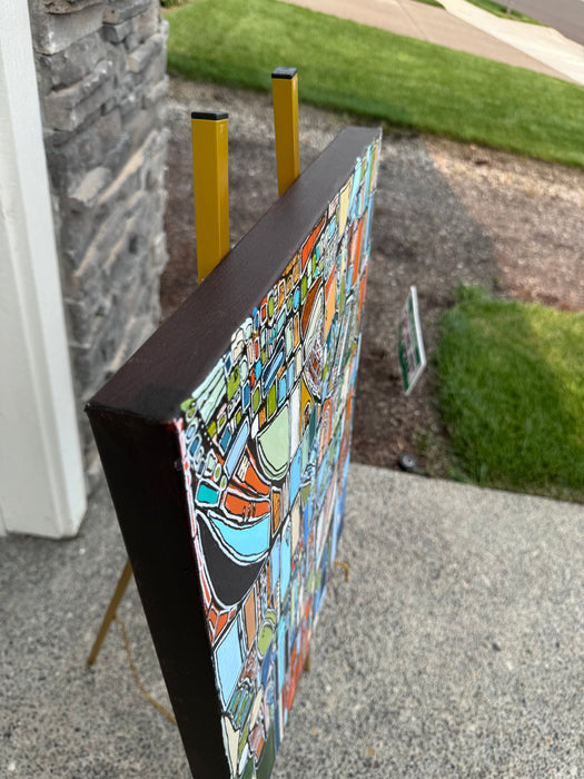 Memory Atlas- Original Painting by Leah Nadeau