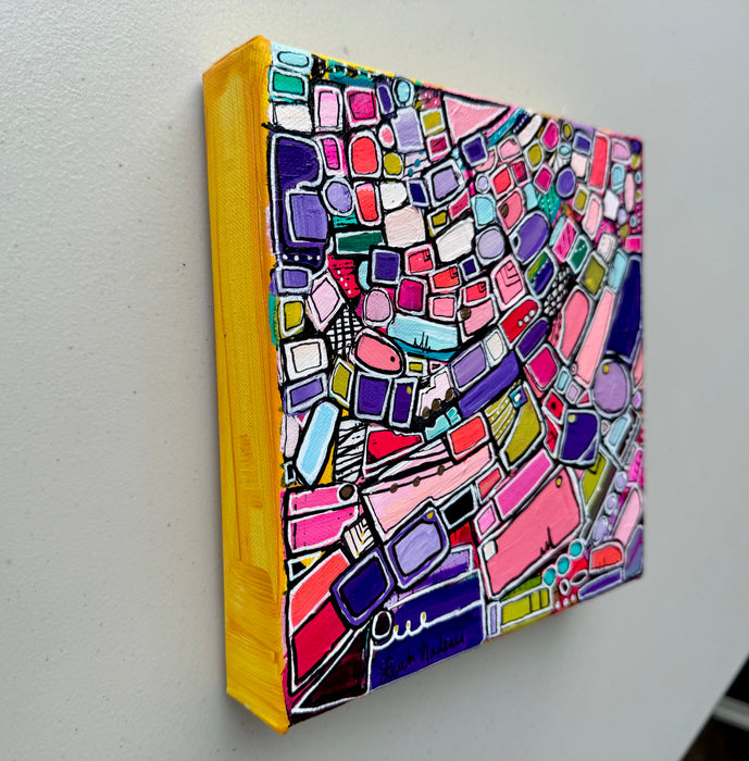 Learning As She Plays- Original Painting by Leah Nadeau