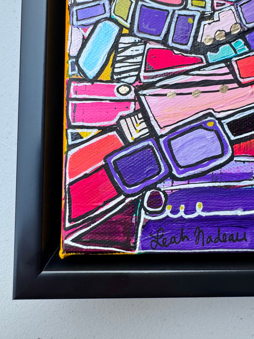 Learning As She Plays- Original Painting by Leah Nadeau