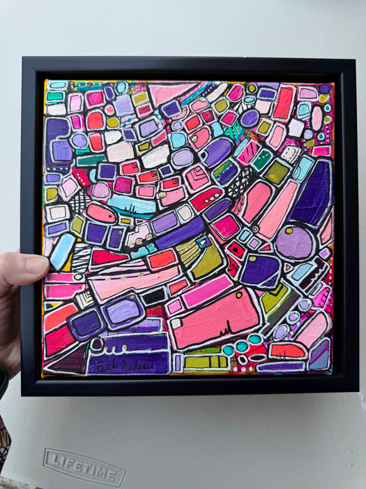 Learning As She Plays- Original Painting by Leah Nadeau