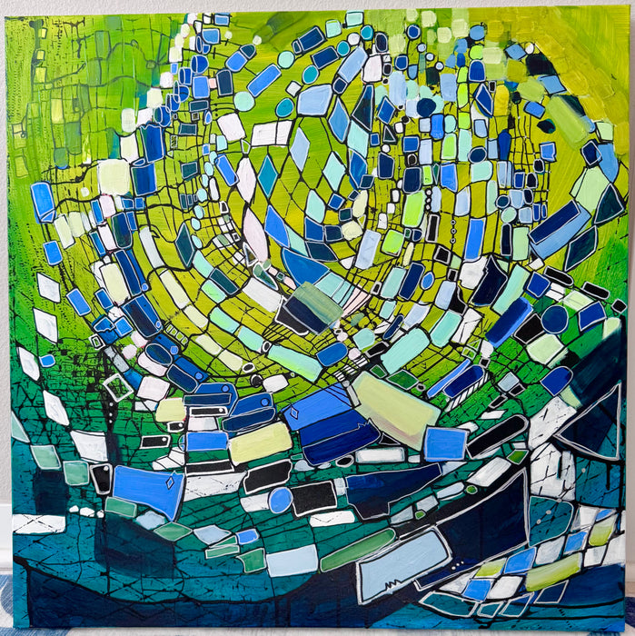 Carousel of Progress- Original Painting by Leah Nadeau