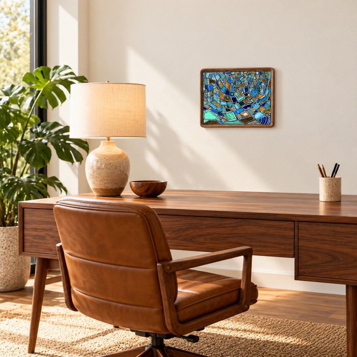 Leave on the Light For Me- Original Painting by Leah Nadeau