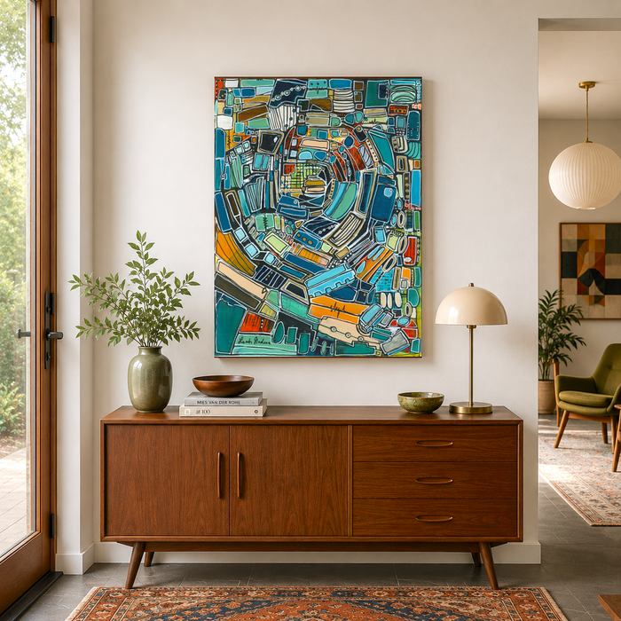 On The Way Down- Print on Canvas