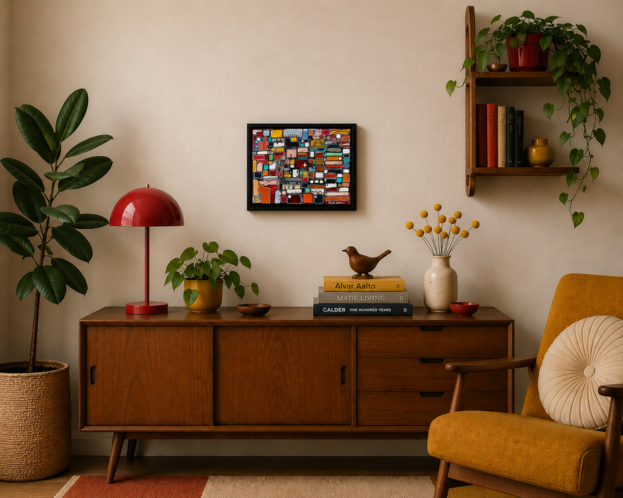 Palm Springs- Original Painting by Leah Nadeau