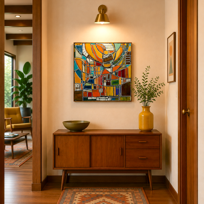 Park Place by Leah Nadeau in a Mid Century Modern Home