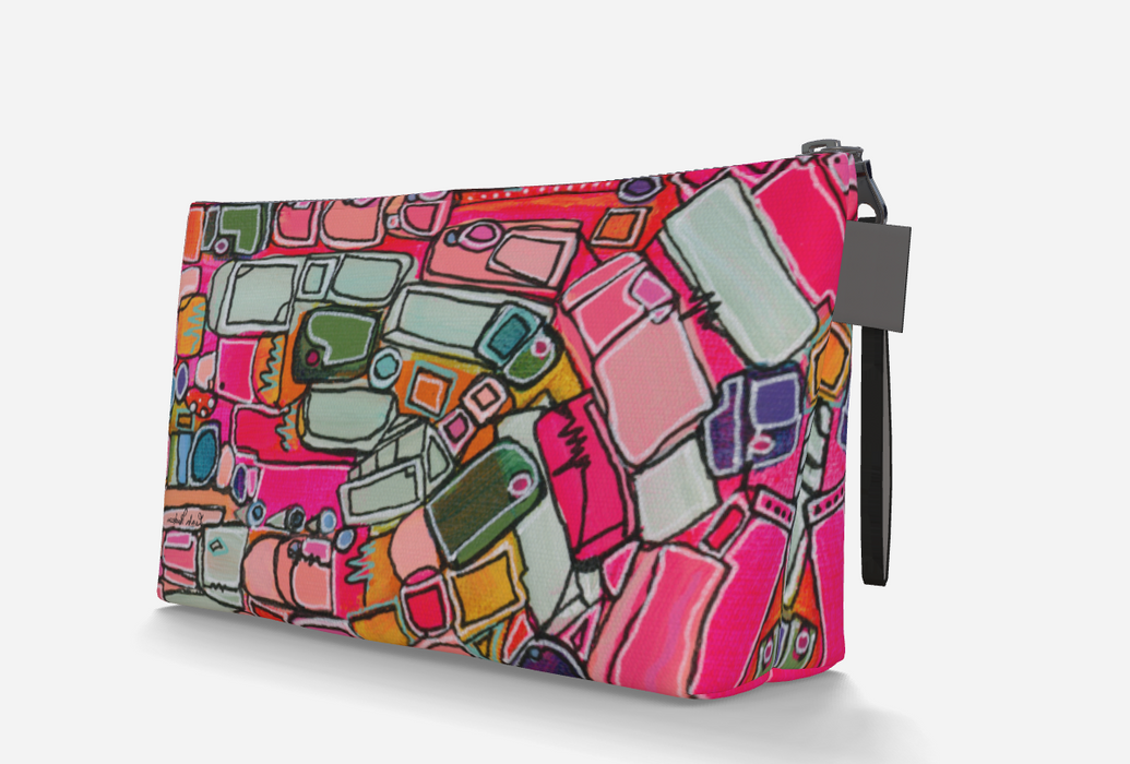 Carry-All Clutch / Everyday Organizer/ Make Up Bag